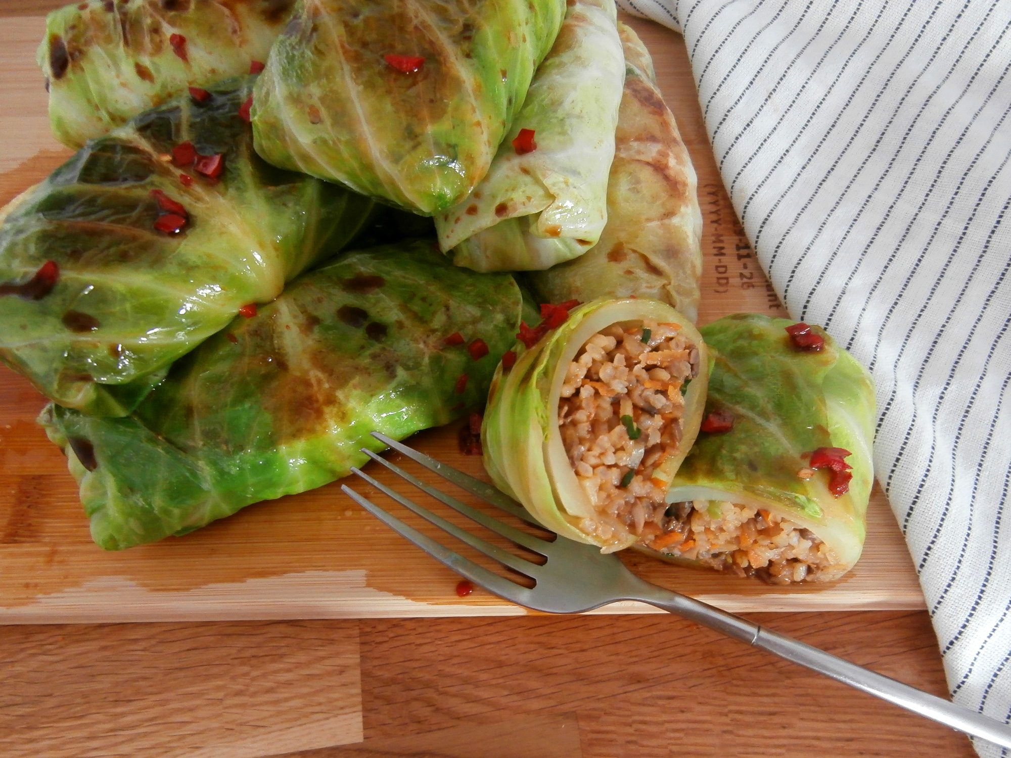 GOŁĄBKI WEGETARIAŃSKIE Z PAK CHOI Globus Kulinarny